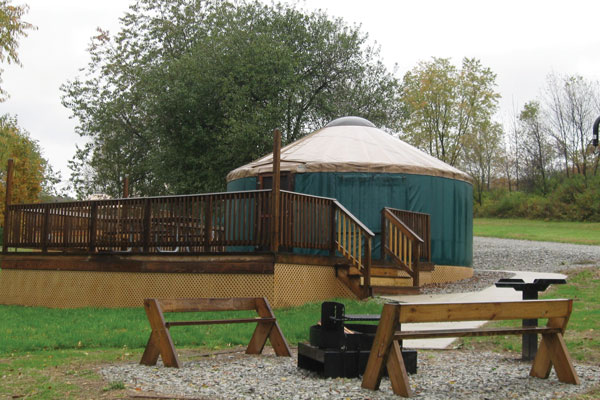 Yurt at Yellow Creek State Park