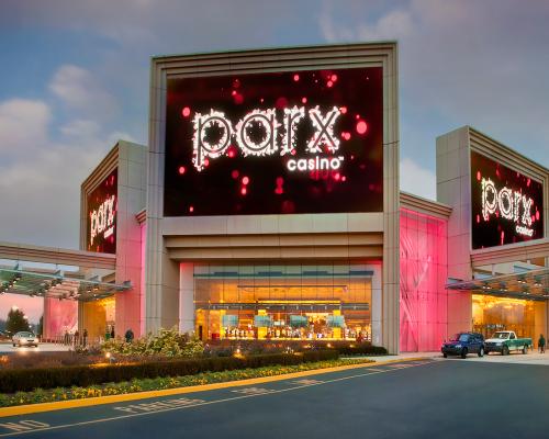 A photo of PARX casino entrance